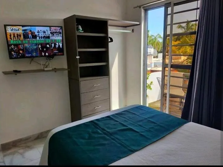 Apartment Estudio Jade, Fresco Y Confortable A/A Wifi Pkg Nflx Cancun